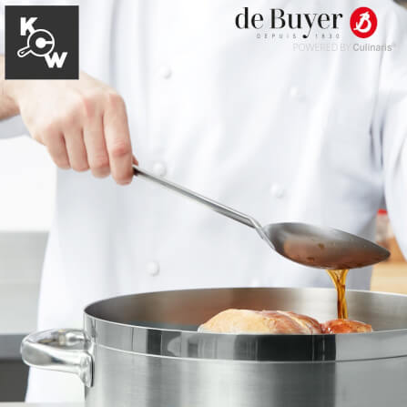 ทัพพีตักซอสสเตนเลส de Buyer 3982.10 ด้ามจับยาว 28ซม._7