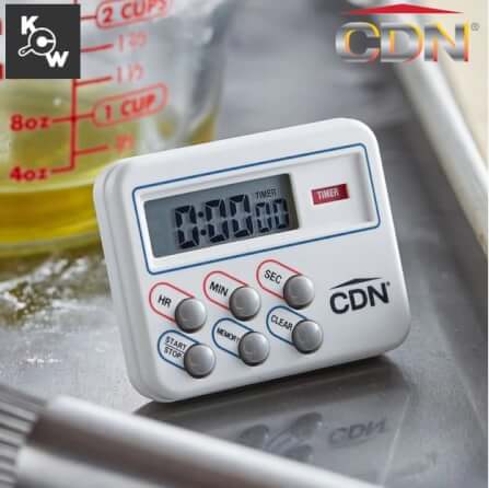 นาฬิกาจับเวลาดิจิตอลมัลติทาสก์ CDN TM8 สีขาว_5