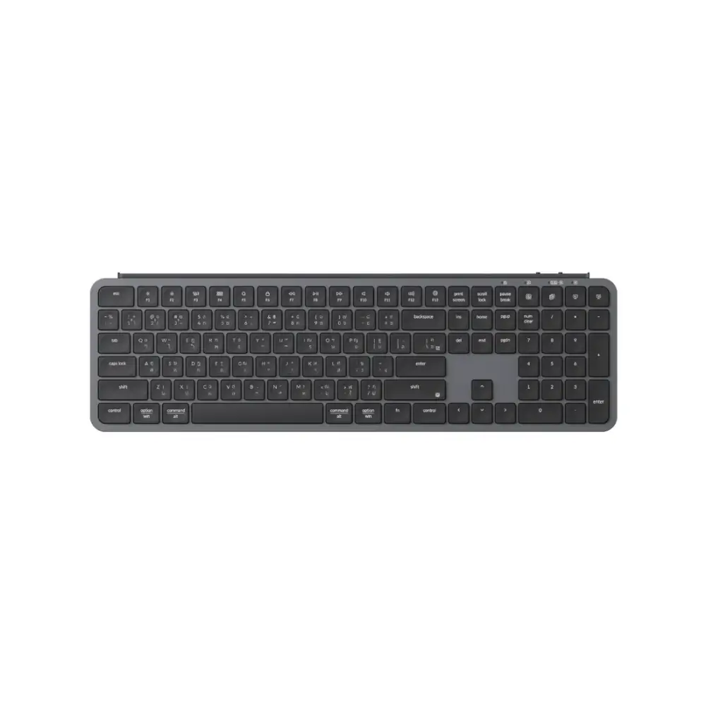 คีย์บอร์ดไร้สาย KEYCHRON B6 PRO สีเทา_0