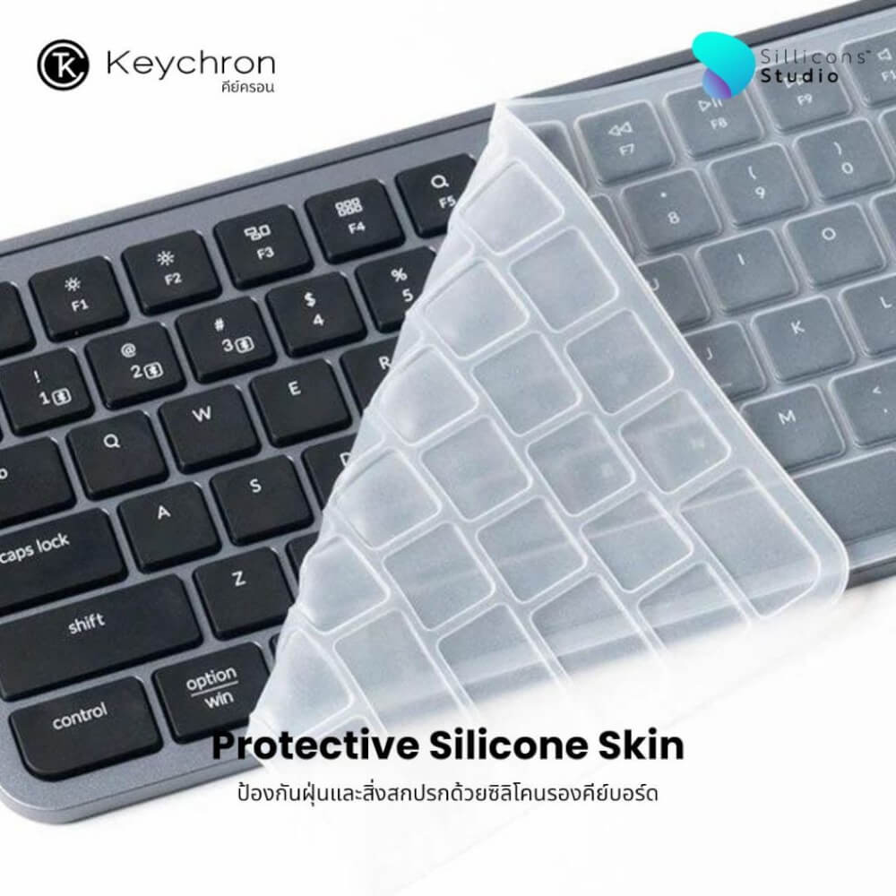 คีย์บอร์ดไร้สาย KEYCHRON B6 PRO สีเทา_1