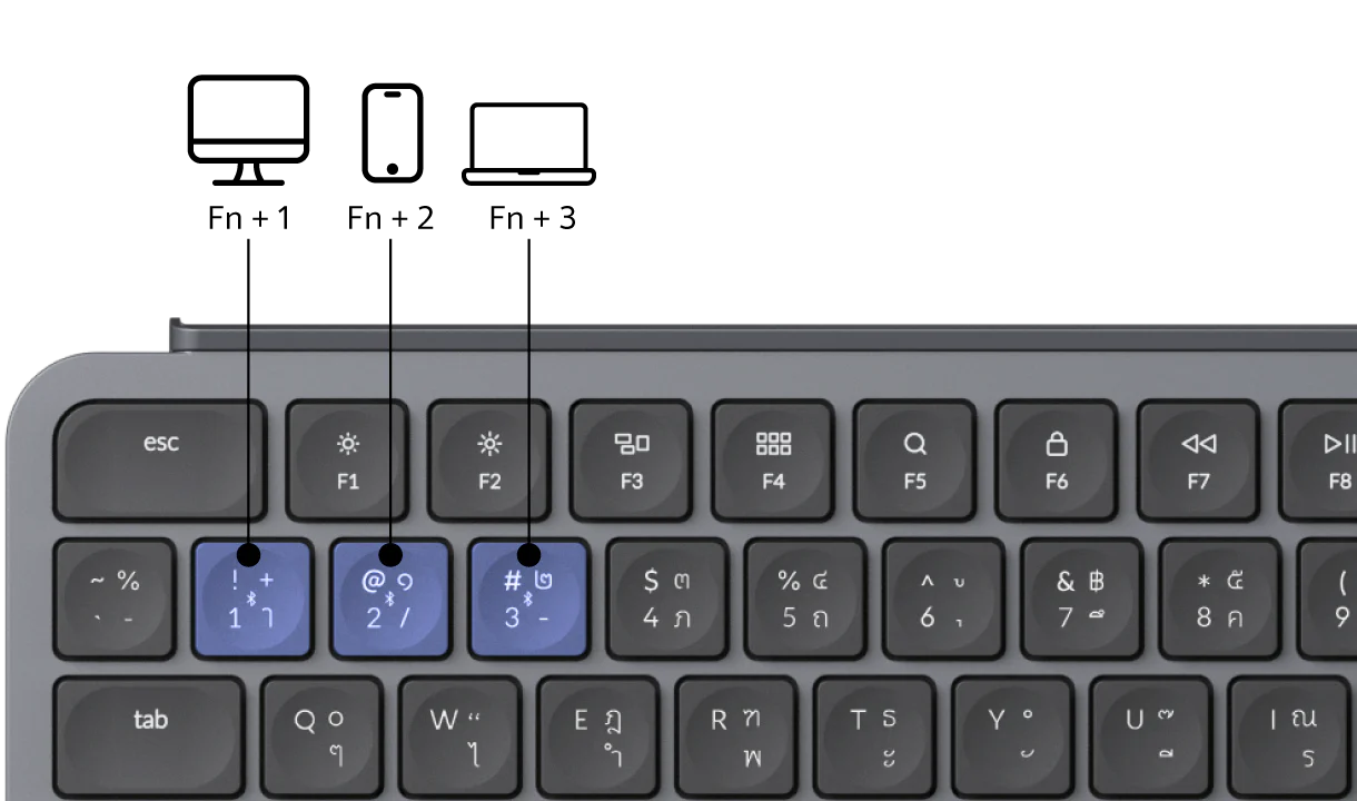 คีย์บอร์ดไร้สาย KEYCHRON B6 PRO สีเทา_2