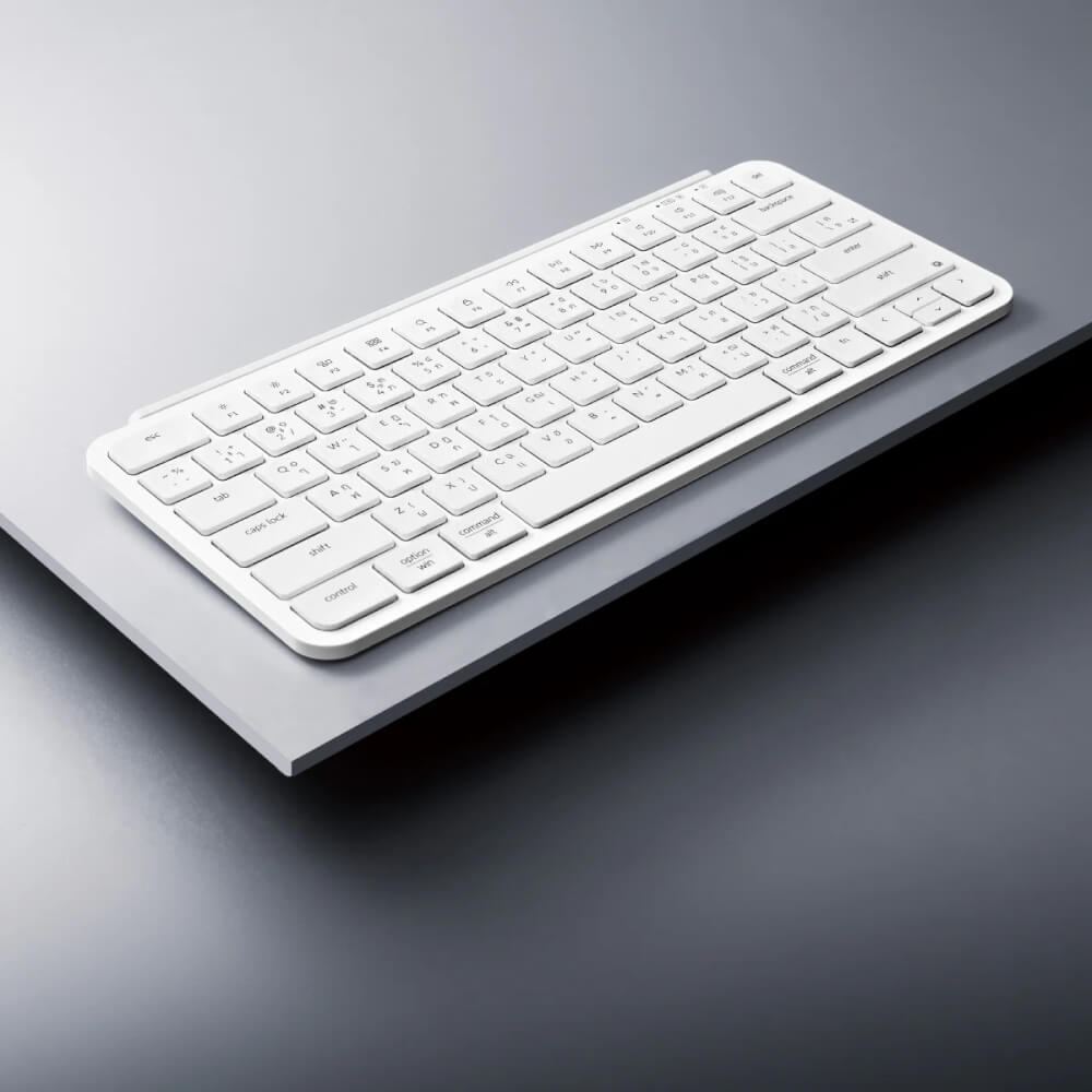 คีย์บอร์ดไร้สาย Keychron B1 Pro สีขาว