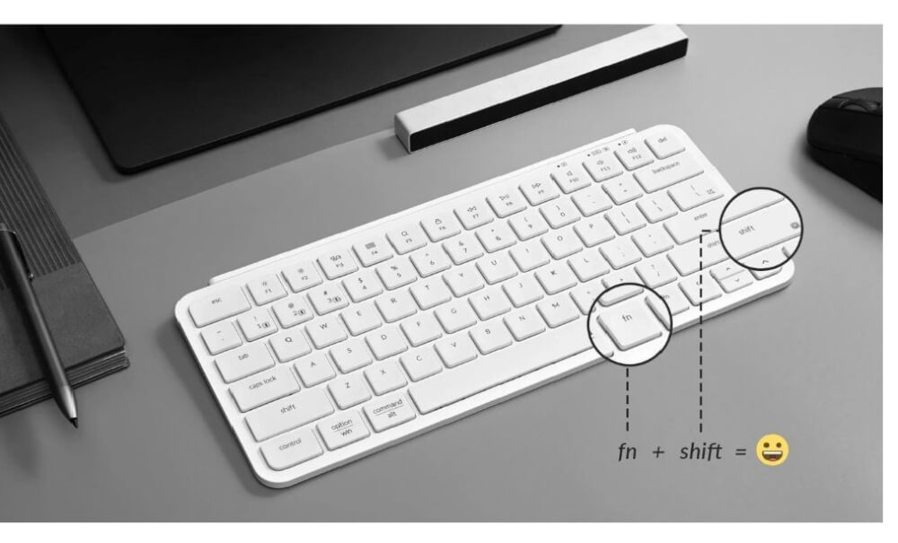 คีย์บอร์ดไร้สาย Keychron B1 Pro สีขาว