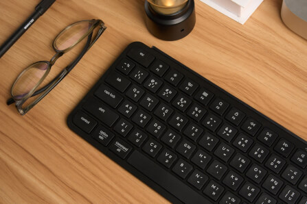 คีย์บอร์ดไร้สาย Keychron B6 Pro สีดำ_1