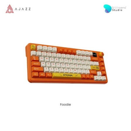 คีย์บอร์ดไร้สาย AJAZZ AK820MAX LCD ENIG FR4 AVO SWITCH_1