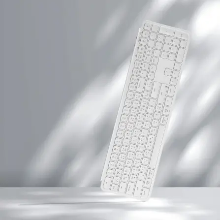 คีย์บอร์ดไร้สาย Keychron B6 Pro สีขาว_2