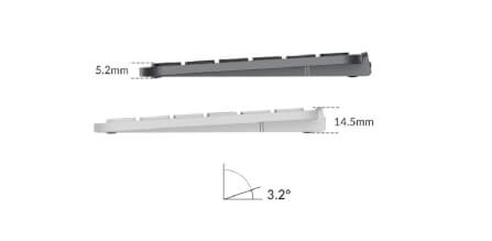 คีย์บอร์ดไร้สาย Keychron B1 Pro สีขาว_6