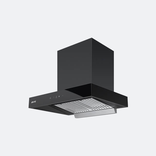 ชุดเซต เตาฝังแม่เหล็กไฟฟ้า 3 หัว + เครื่องดูดควันติดผนัง EVE รุ่น HB60-1FZ1RIND/KTC + HC-LOFTBOX-60 ขนาด 60 ซม. สีดำ