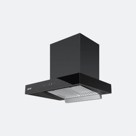 ชุดเซต เตาฝังแม่เหล็กไฟฟ้า 3 หัว + เครื่องดูดควันติดผนัง EVE รุ่น HB60-1FZ1RIND/KTC + HC-LOFTBOX-60 ขนาด 60 ซม. สีดำ_1