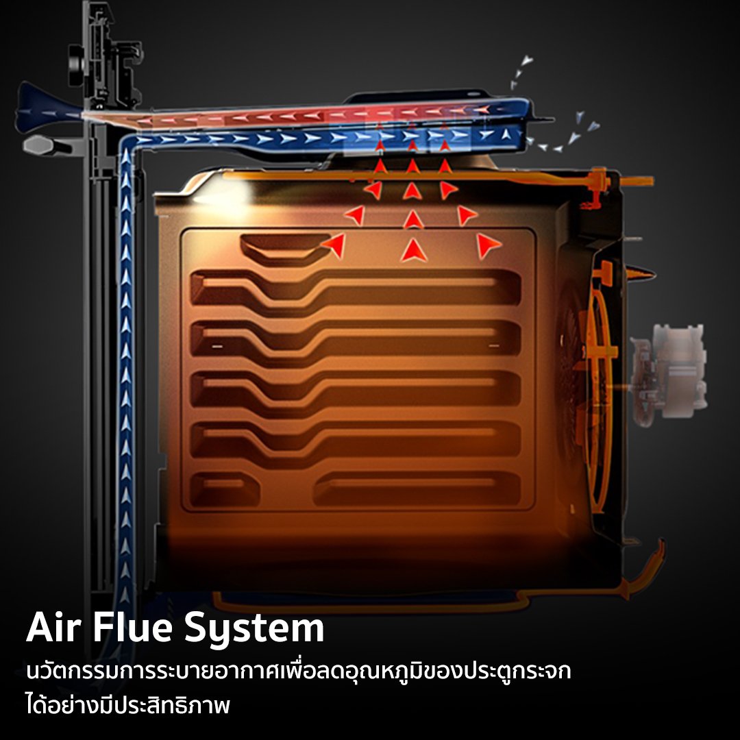 ชุดเซต เตาอบแบบฝัง + เตาอบไมโครเวฟมัลติฟังก์ชั่น EVE OWL 73L ขนาด 60 ซม. + ORIS 45CM ขนาด 45 ซม._7