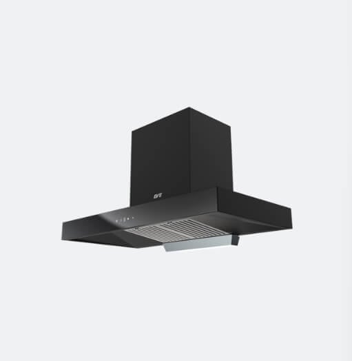 ชุดเซต เตาฝังแม่เหล็กไฟฟ้า 2 หัว + เครื่องดูดควันติดผนัง EVE รุ่น HB73-2CROSS/TC + HC-LOFTBOX-90 ขนาด 90 ซม. สีดำ