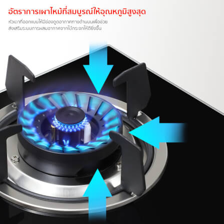 ชุดเซต เตาฝังแก๊ส + เครื่องดูดควัน + อ่างล้างจาน EVE FURY 2B + HC-DIESEL-90 PLUS + EGO 1200/500 _2