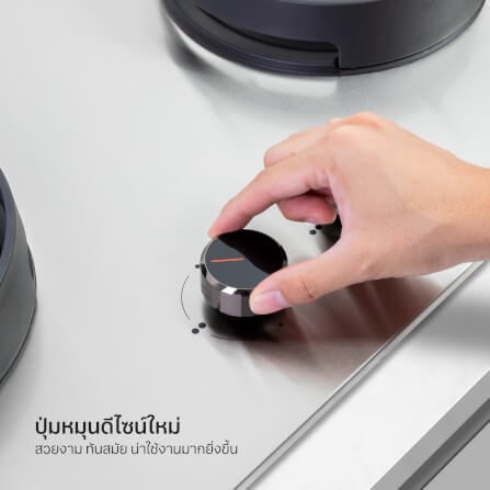 เตาแก๊สฝัง 2 หัว เตาแก๊สแบบฝัง EVE HB78-2BCC/SS 78 ซม. สีเงินสเตนเลส_4