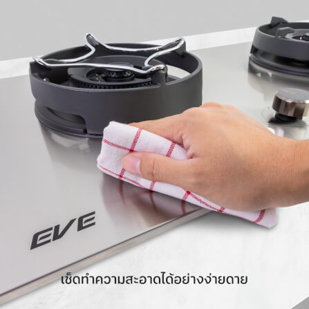 เตาแก๊สฝัง 2 หัว เตาแก๊สแบบฝัง EVE HB78-2BCC/SS 78 ซม. สีเงินสเตนเลส_6
