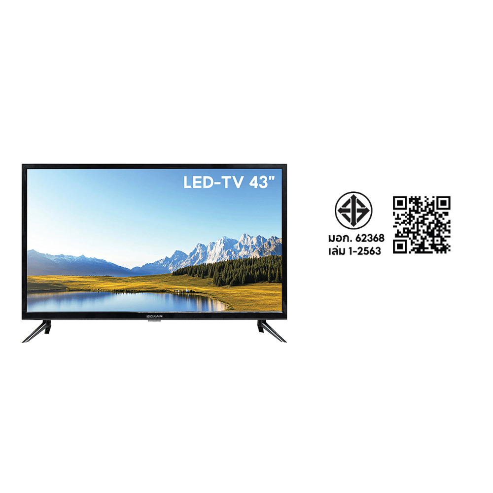ทีวีแอลอีดี SONAR SMART TV FHD LED ขนาด 43 นิ้ว รุ่น XE-43 (SMART) YOUTUBE NETFLIX สมาร์ททีวี EN