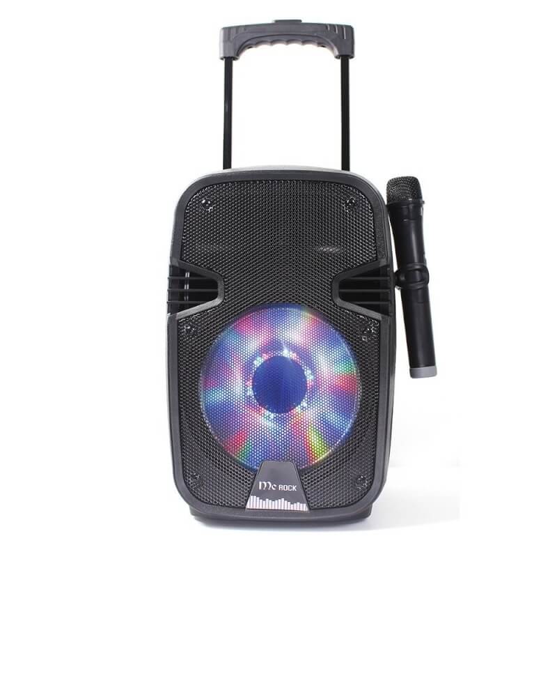 ลำโพงบลูทูธ 8 นิ้ว แถมไมโครโฟน McRock รุ่น DHT-720DF(A08) พร้อมล้อลาก