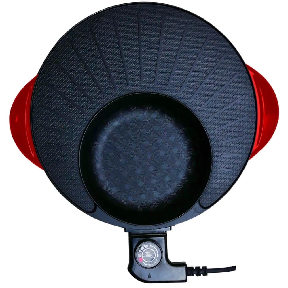 เตาปิ้งย่างไฟฟ้า SONAR รุ่น SF-M55 ขนาด 11 นิ้ว สีแดง
