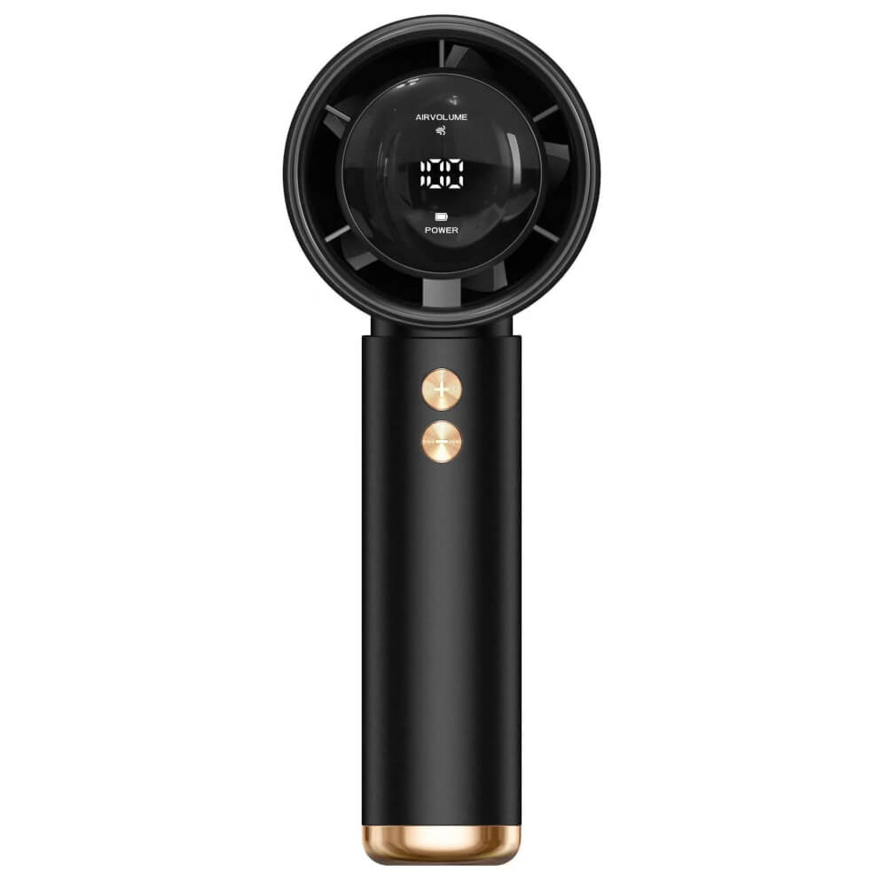 พัดลมพกพา พัดลมมือถือ Sonar FLYBIRD 3in1 รุ่น N68 แบตเตอรี่ 5000mAh ชาร์จไฟได้ จอแสดงผล LED สีดำ_1