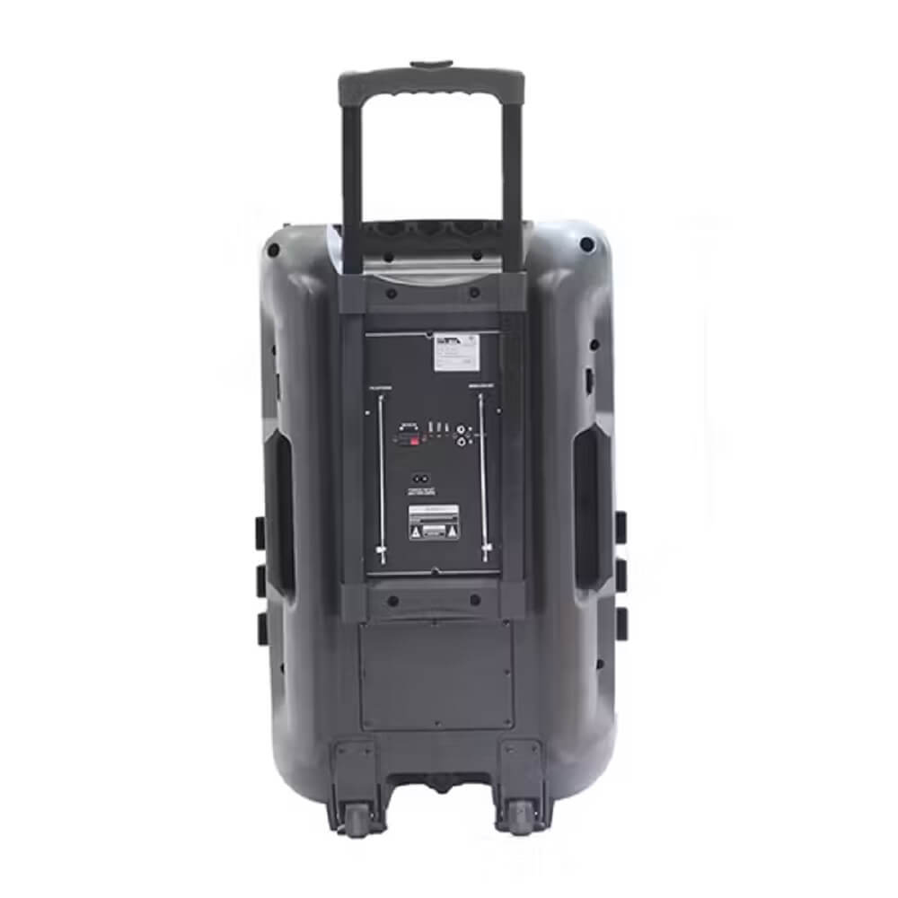 ลำโพงบลูทูธ MC ROCK รุ่น DHT-732E (Z15) 15 นิ้ว แถมไมโครโฟนไร้สาย มีแบตเตอรี่ในตัวและล้อลาก