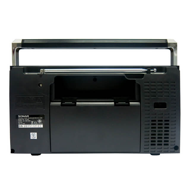 วิทยุทรานซิสเตอร์บลูทูธ FM/AM  SONAR รุ่น SP-202 สีดำ