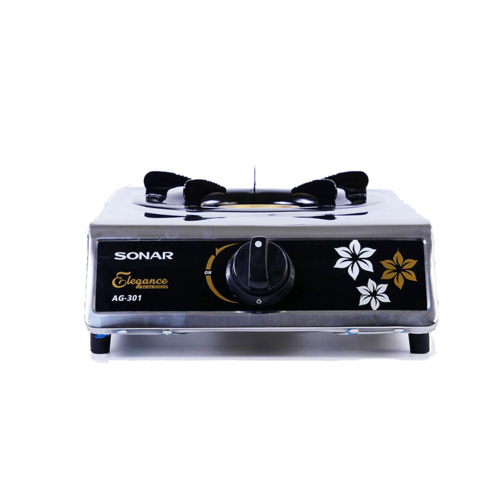 เตาเเก๊สหัวเดี่ยว สแตนเลส  แบบพกพา SONAR รุ่น AG-301
