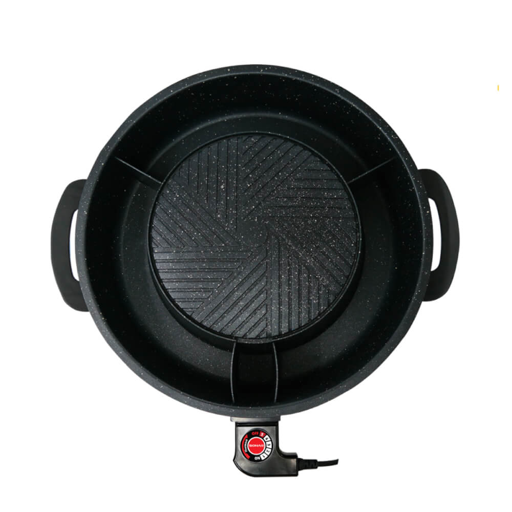เตาปิ้งย่างไฟฟ้า SONAR รุ่น SF-M50 ขนาด 23 เซนติเมตร สีแดง 