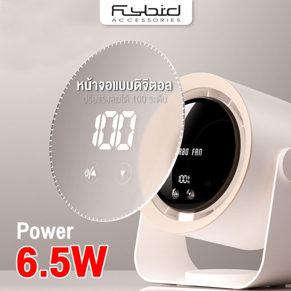 พัดลมพกพา Sonar FLYBIRD 3in1  แบตเตอรี่ 4000mAh ชาร์จไฟได้ รุ่น NS-22 สีชมพู