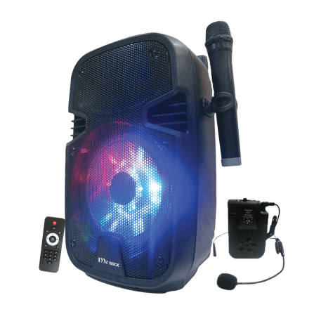 ลำโพงบลูทูธ 10 นิ้ว แถมไมโครโฟน McRock รุ่น DHT-721DT(A10) พร้อมล้อลาก_1