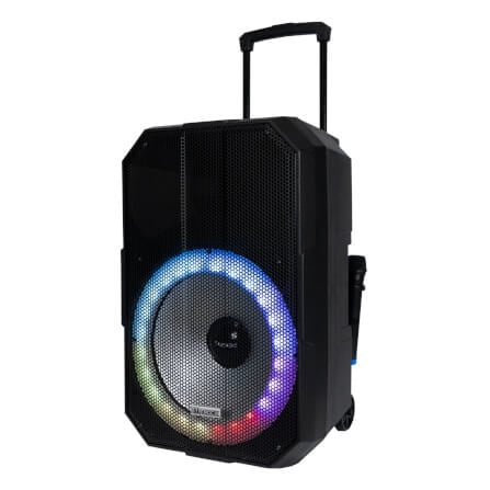 ลำโพงบลูทูธ McRock รุ่น DHT-730DF(M150) 15 นิ้ว แถมไมโครโฟน 2 ตัว มีแบตเตอรี่ในตัว_1