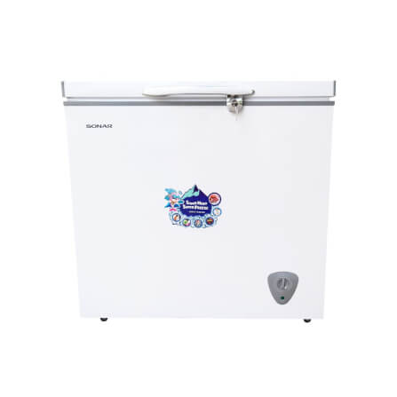 ตู้แช่แข็ง ฝาทึบ SONAR รุ่น BD-208 ขนาด 208 ลิตร 6.9 คิว สีขาว_1