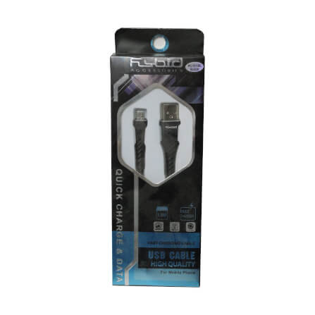 สายชาร์จมือถือ SONAR FLYBIRD Micro USB รุ่น PC-1011 สีดำ_2