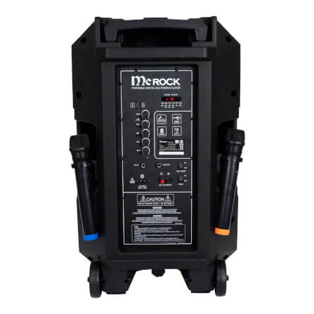 ลำโพงบลูทูธ McRock รุ่น DHT-730DF(M150) 15 นิ้ว แถมไมโครโฟน 2 ตัว มีแบตเตอรี่ในตัว_3