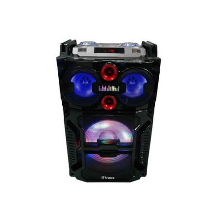 ลำโพงบลูทูธ MC ROCK รุ่น DHT-732E (Z15) 15 นิ้ว แถมไมโครโฟนไร้สาย มีแบตเตอรี่ในตัวและล้อลาก_3