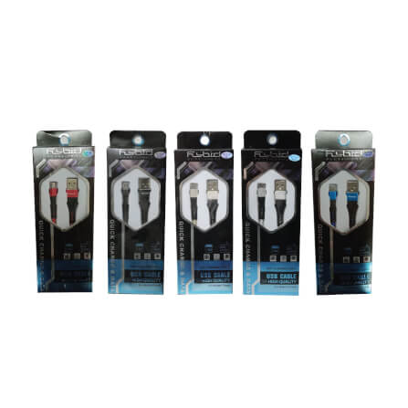 สายชาร์จมือถือ SONAR FLYBIRD Micro USB รุ่น PC-1011 สีน้ำเงิน_3