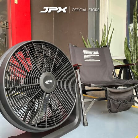 พัดลมอุตสาหกรรม แบบตั้งโต๊ะ JPX ขนาด 20 นิ้ว สีดำ_8