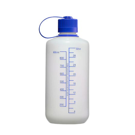 ขวดน้ำปากแคบ NALGENE รุ่น HDPE ขนาด 32 ออนซ์ ฝาแบบห่วงสีน้ำเงิน_1
