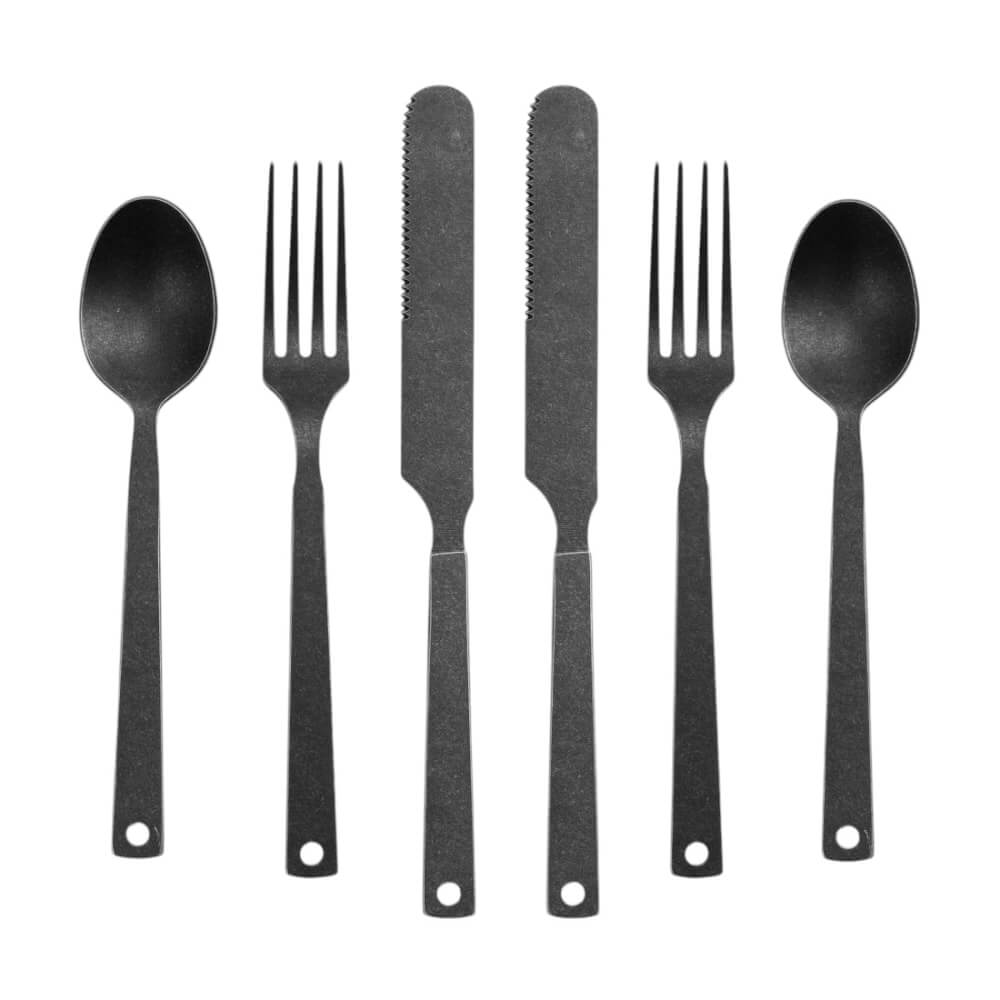 ชุดช้อนส้อม Barebones สีแมทต์