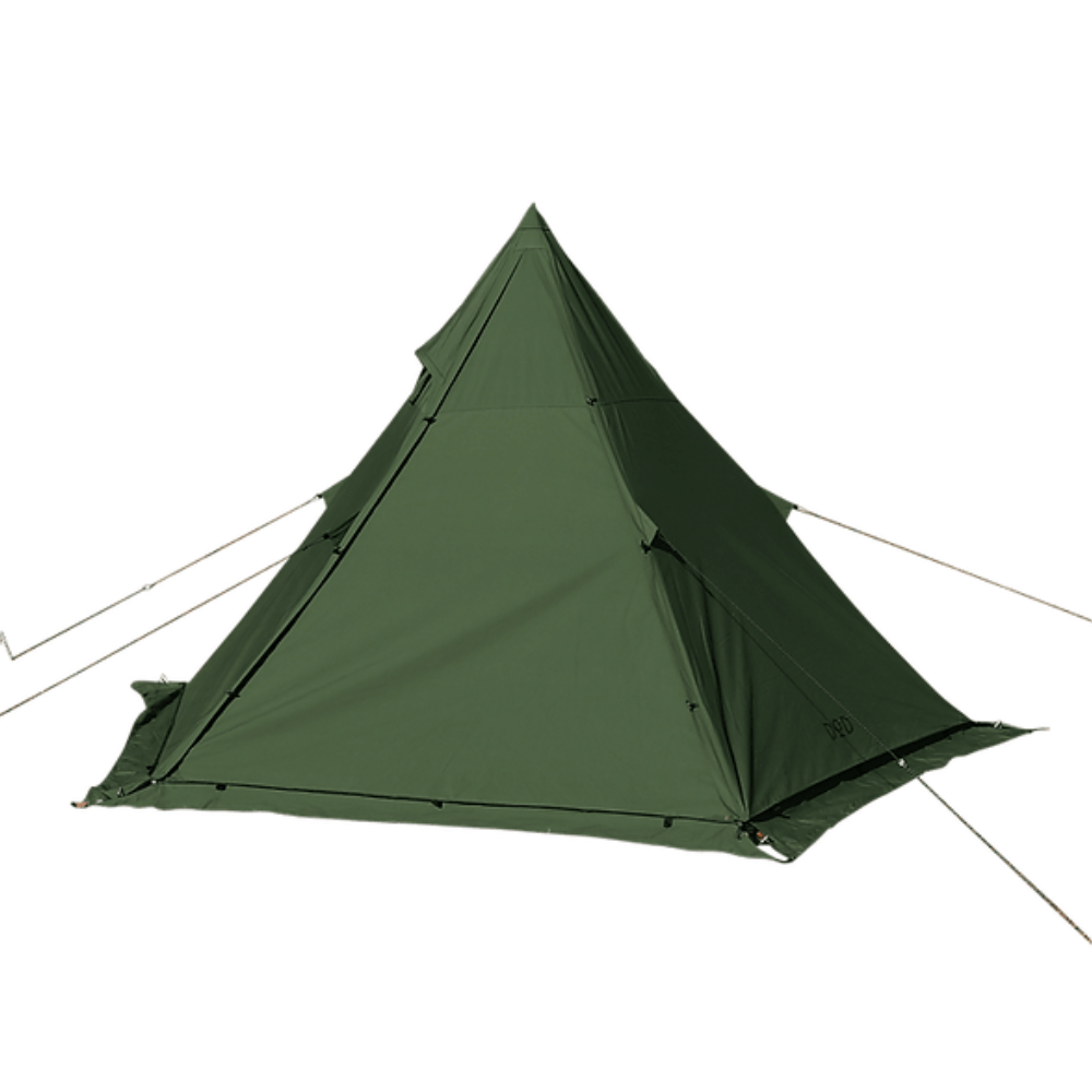 เต็นท์ "MUSHA" One Pole ผ้า TC DoD สีกากี