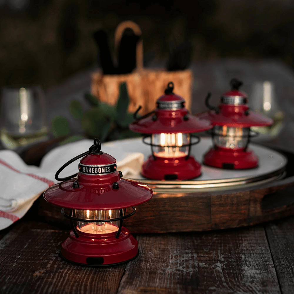 โคมไฟ Mini Edison Barebones สีแดง