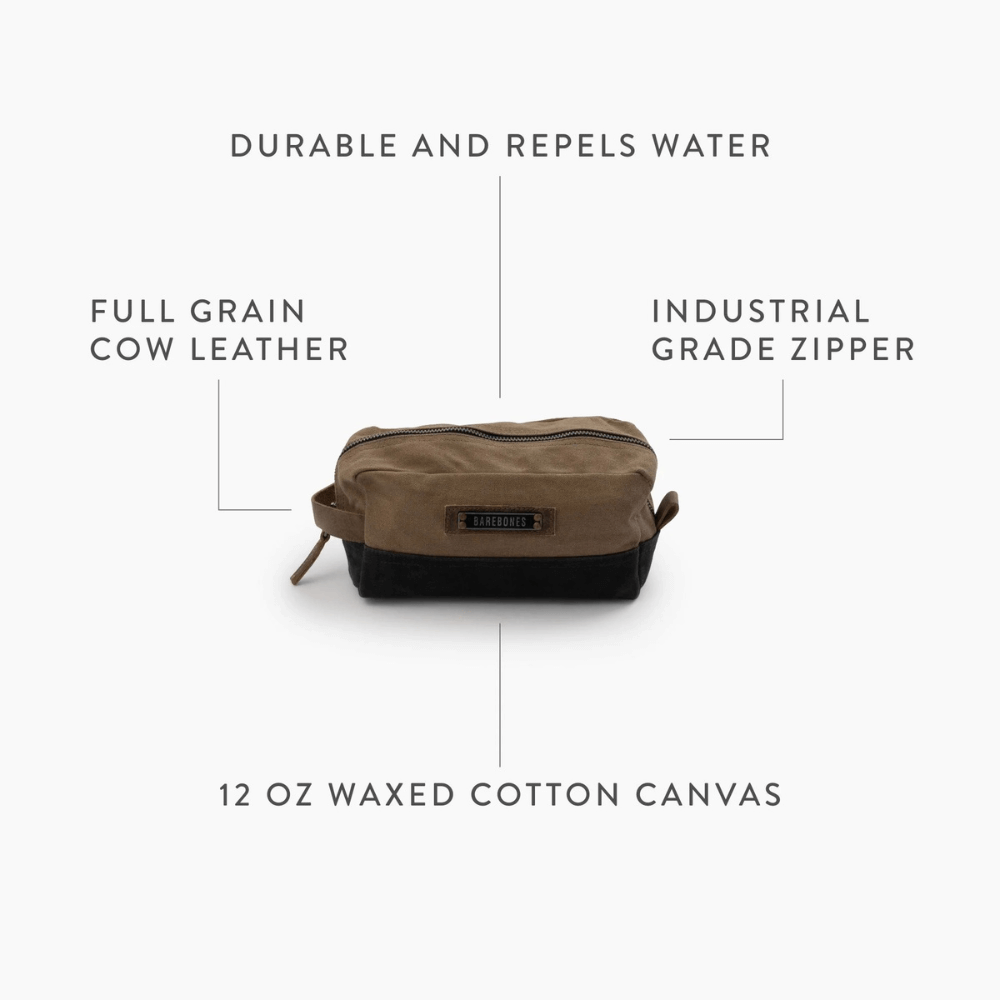 กระเป๋า Neelum Dopp Kit Barebones สีกากี_8