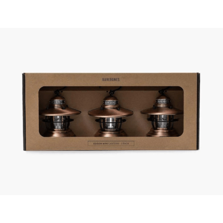 โคมไฟ Mini Edison แพ็ค 3 ชิ้น Barebones สีทองแดง_5