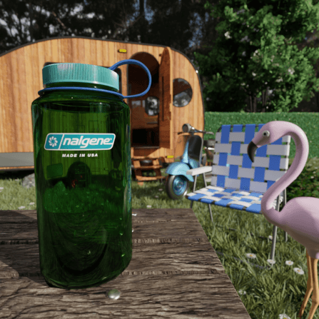 ขวดน้ำปากกว้าง NALGENE ขนาด 32 ออนซ์ สี PARROT GREEN_3