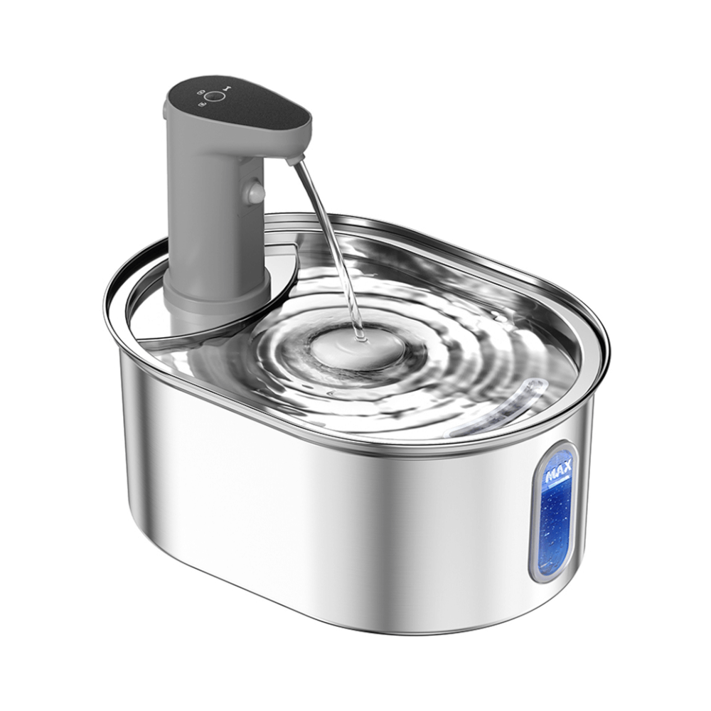 น้ำพุสัตว์เลี้ยงสแตนเลส ไร้สาย ELSPET รุ่น STAINLESS 460 แบต 4,600 MAH ความจุ 3.2 ลิตร