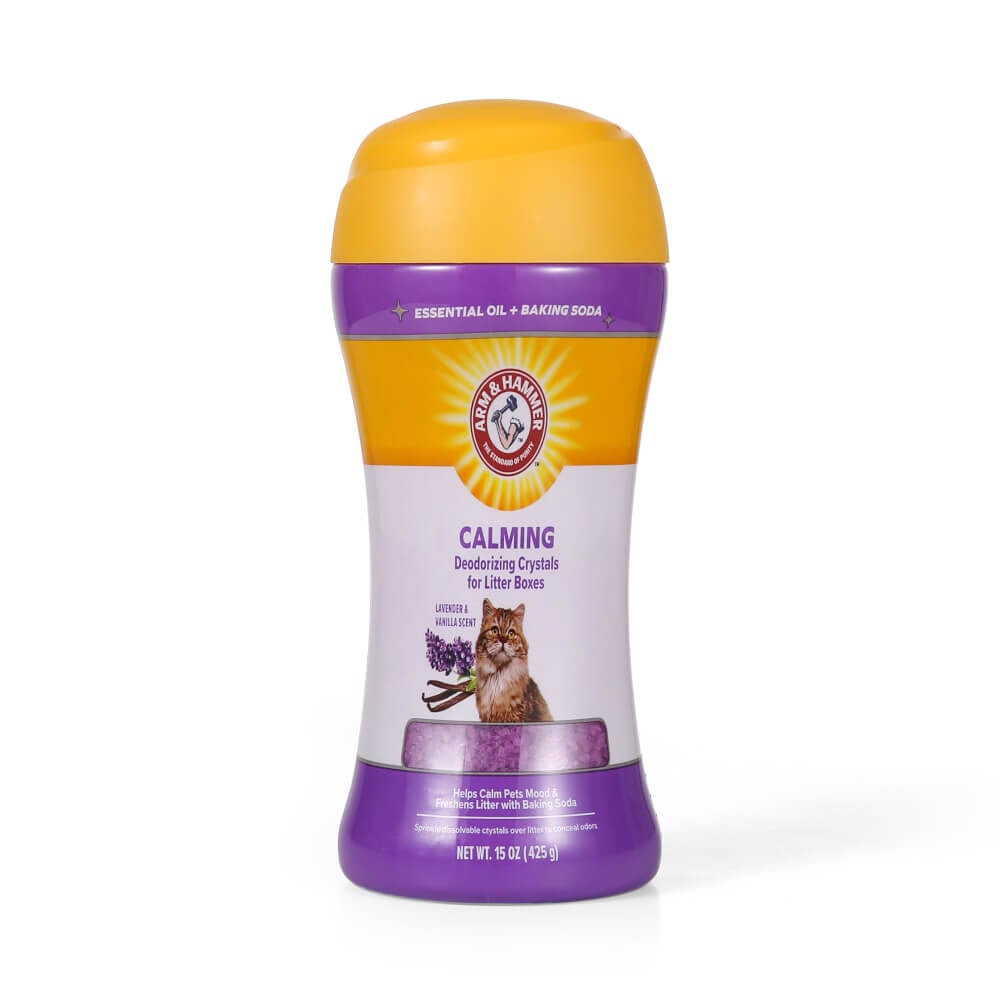 เม็ดคริสตัลดับกลิ่นทรายแมว ARM AND HAMMER สูตรผ่อนคลาย กลิ่นลาเวนเดอร์ วานิลลา 425G.