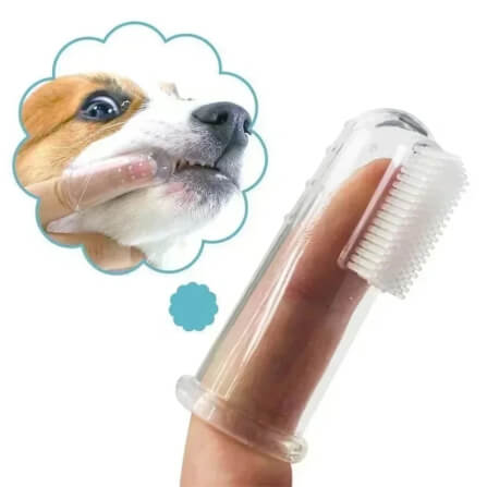 แปรงสีฟันสำหรับสัตว์เลี้ยง ARM AND HAMMER แบบสวมนิ้ว (สัมผัสอ่อนโยน ผลิตจากซิลิโคน)_2