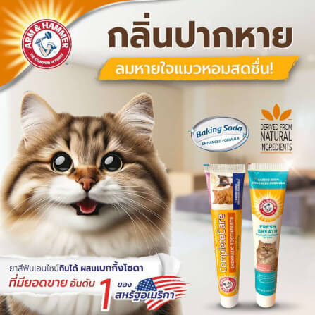 ชุดยาสีฟันสำหรับแมว Arm and Hammer cpc รสทูน่า ขนาด 67.5 กรัม_4