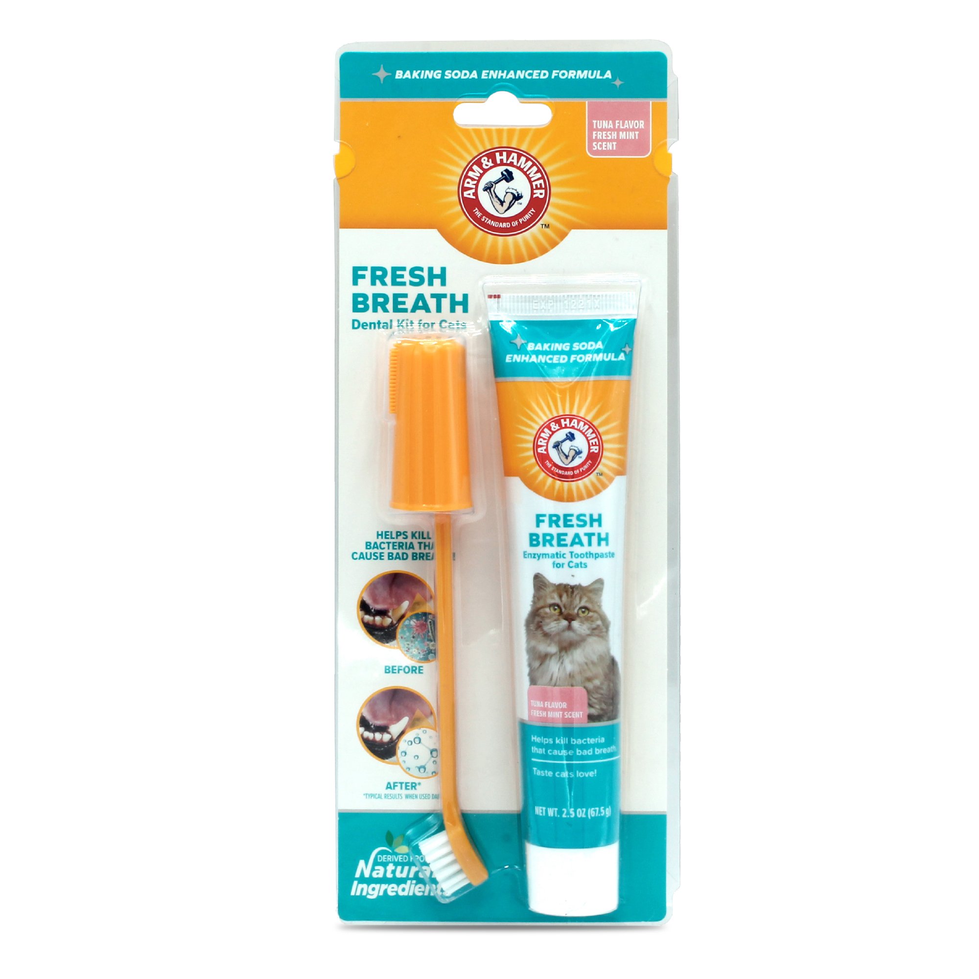 ชุดยาสีฟันสำหรับแมว Arm and Hammer cpc รสทูน่า ขนาด 67.5 กรัม_0