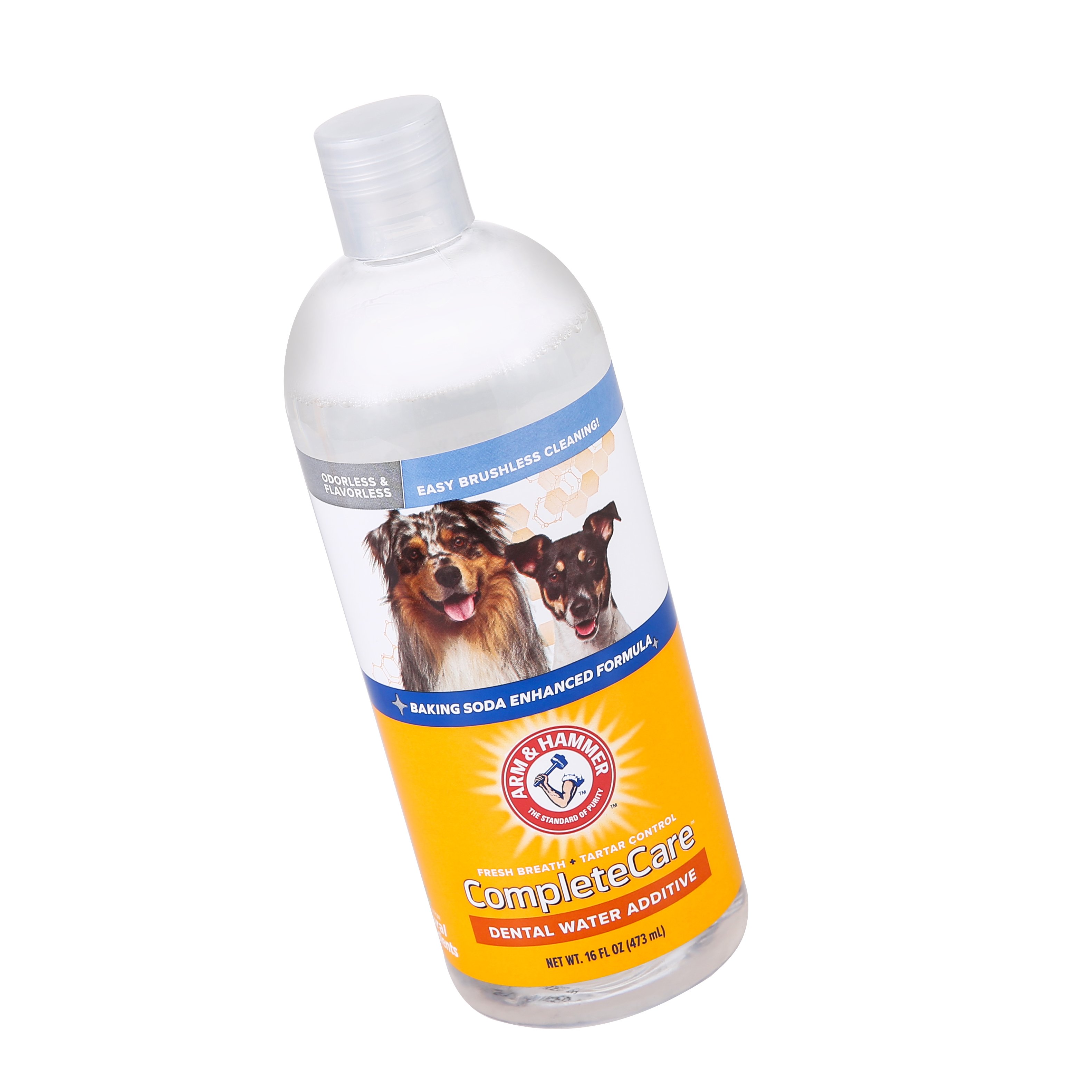 น้ำยาดับกลิ่นปากสุนัขผสมน้ำดื่ม ARM AND HAMMER COMPLETE CARE 473ML._1