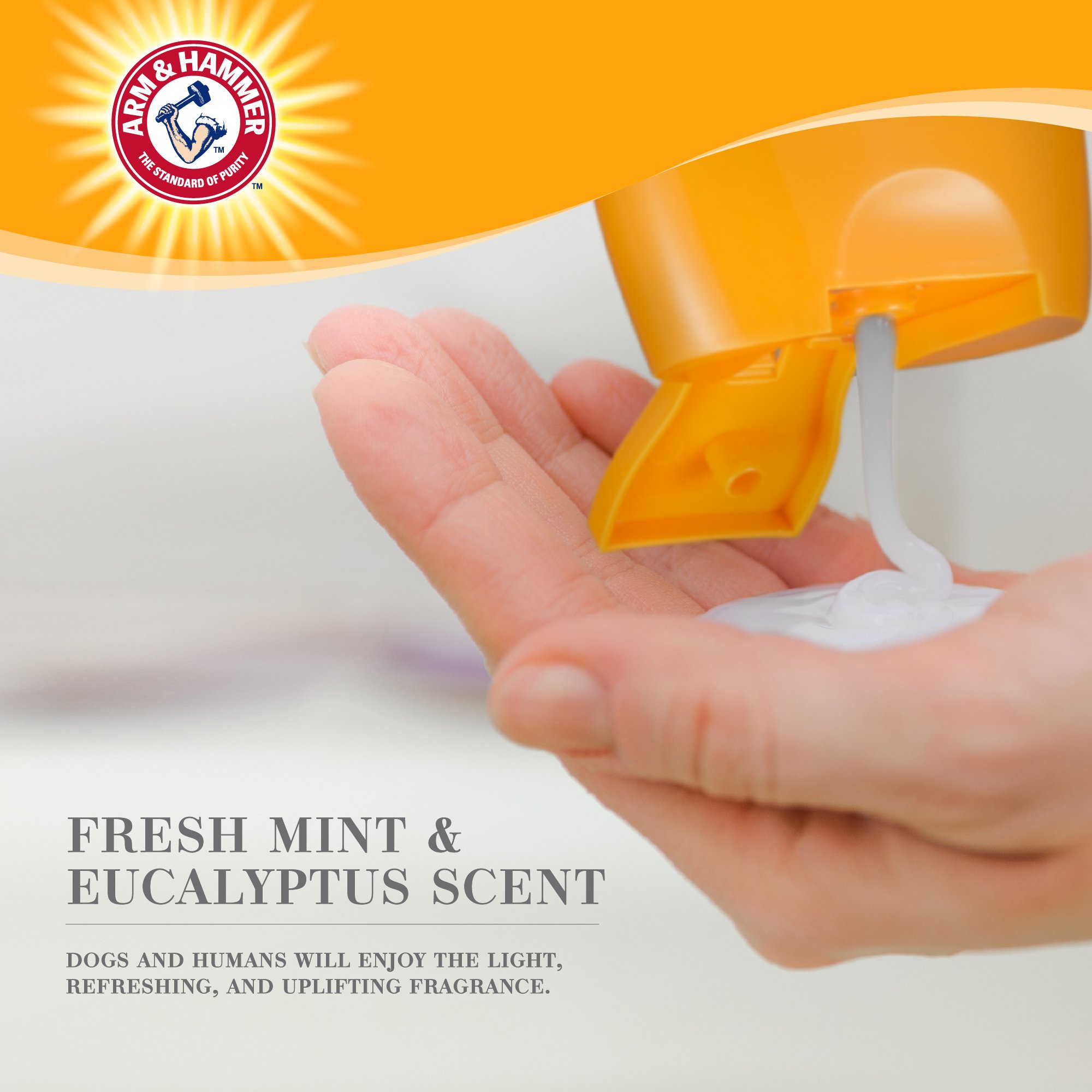แชมพูสุนัข ARM AND HAMMER ULTRA FRESH 2 IN 1 DETANGLING สูตรผสมครีมนวด กลิ่นชาโคล & โรสเเมรี่ 473 มล._4