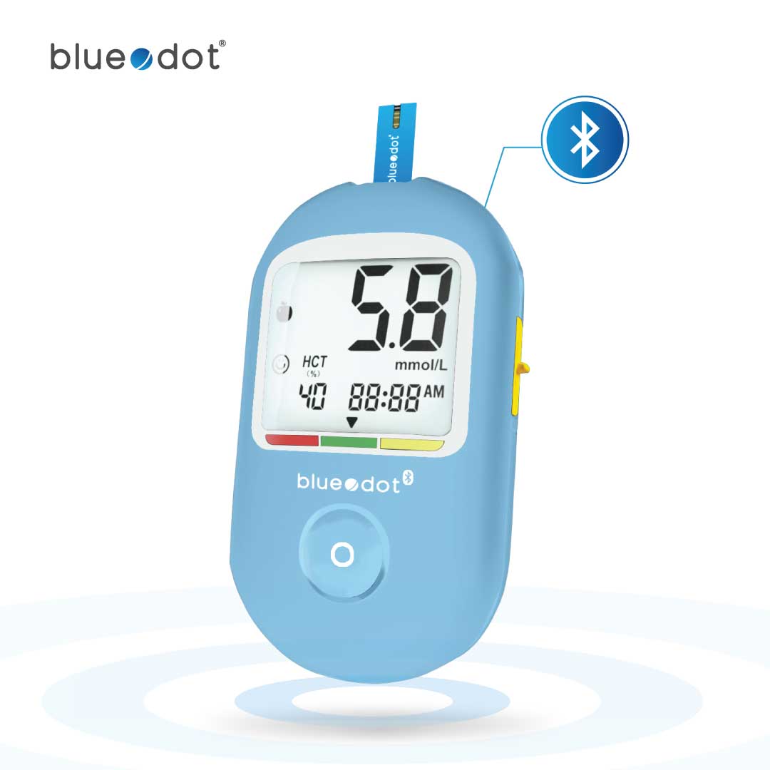 เครื่องวัดน้ำตาลเชื่อมบลูทูธ Bluedot รุ่น B-GM161 BT_0